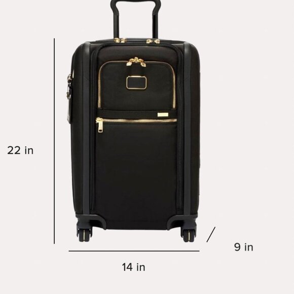 TUMI- Suitcase- Alpha International Dual Access 4 Wheeled Carry-On- Used Once! - Picture 4 of 17